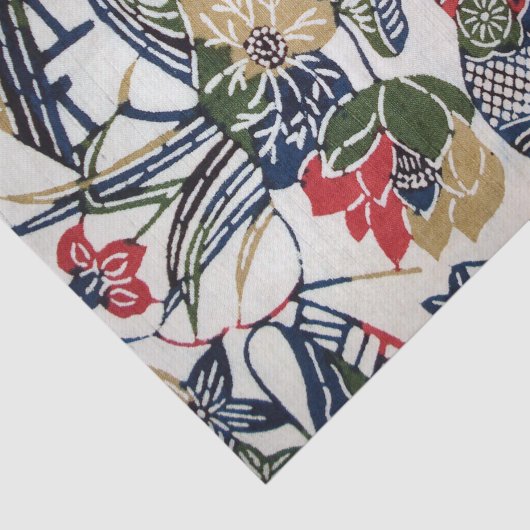Japans Kimono Textile (Bingata) Tissuepapier (Detail)