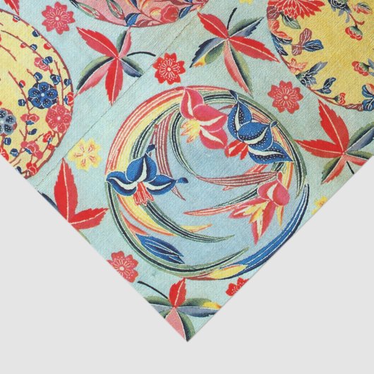 Japans Kimono Textile (Bingata) Tissuepapier (Detail)