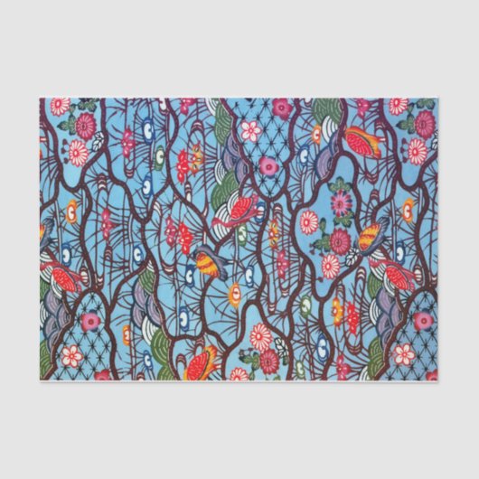  Japans Kimono Textile (Bingata) Tissuepapier (Voorkant)