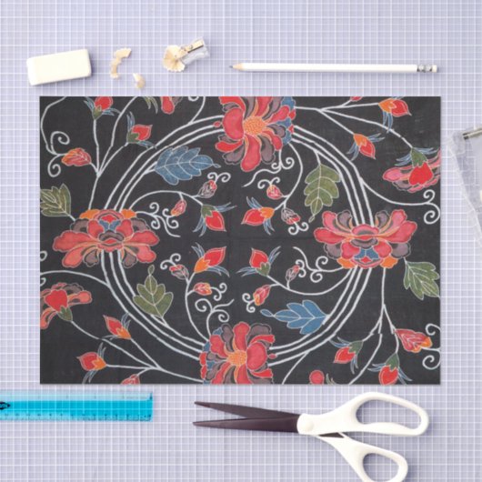 Japans Kimono Textile (Bingata) Tissuepapier (Craft)