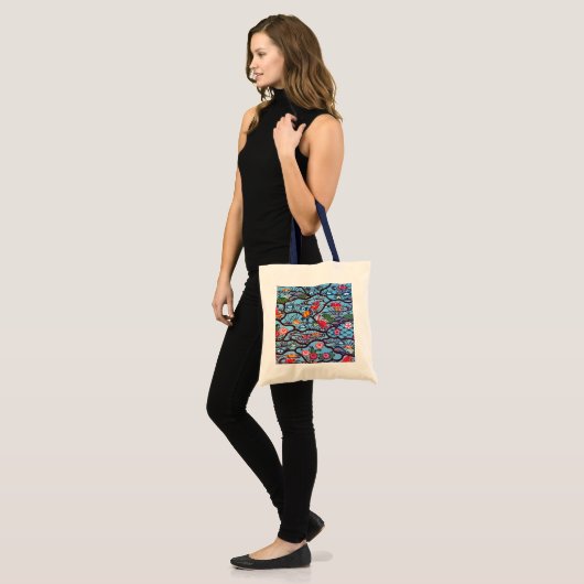  Japans Kimono Textile (Bingata) Tote Bag (Voorkant (model))