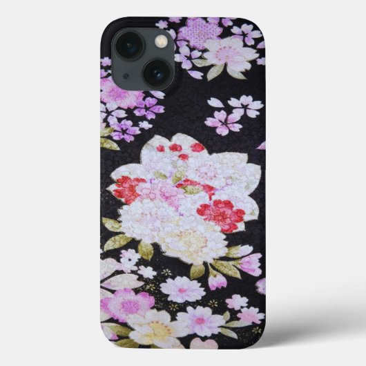  Japans Kimono Wit Sakura Floral Case-Mate iPhone Case (Achterkant)