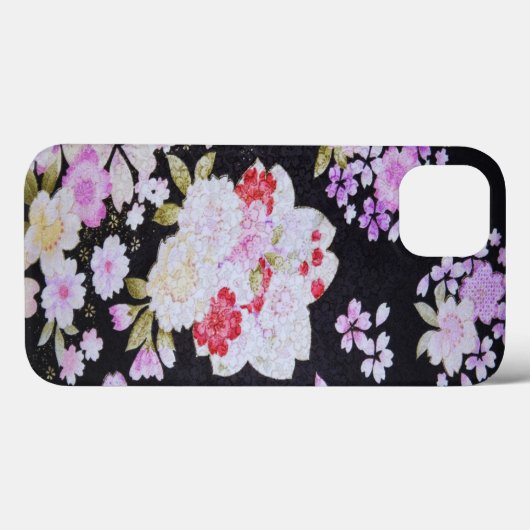  Japans Kimono Wit Sakura Floral Case-Mate iPhone Case (Achterkant (horizontaal))