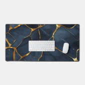Japans Kintsugi Donkerblauw Bureaumat (Keyboard & Muis)