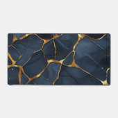 Japans Kintsugi Donkerblauw Bureaumat (Voorkant)