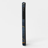 Japans Kintsugi Donkerblauw Case-Mate iPhone Case (Achterkant/links)