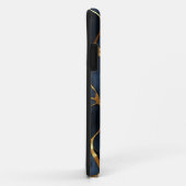 Japans Kintsugi Donkerblauw Case-Mate iPhone Case (Achterkant/rechts)