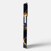 Japans Kintsugi Donkerblauw Case-Mate iPhone Case (Achterkant / Rechts)