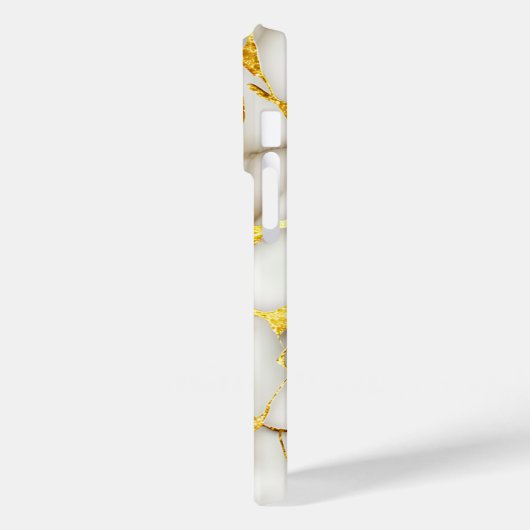 Japans Kintsugi Wit Goud Case-Mate iPhone Case (Achterkant / Links)