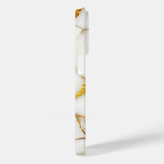 Japans Kintsugi Wit Goud Case-Mate iPhone Case (Achterkant / Rechts)