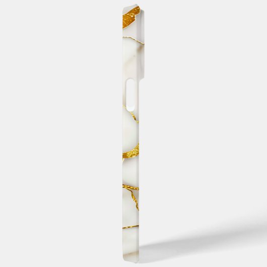 Japans Kintsugi Wit Goud Case-Mate iPhone Case (Achterkant / Rechts)