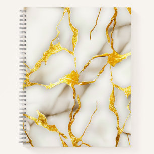 Japans Kintsugi Wit Goud Notitieboek