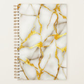 Japans Kintsugi Wit Goud Planner (Voorkant)