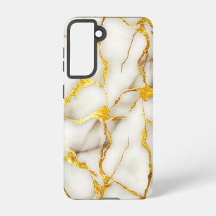 Japans Kintsugi Wit Goud Samsung Galaxy Hoesje