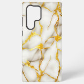 Japans Kintsugi Wit Goud Samsung Galaxy Hoesje (Achterkant)