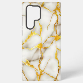 Japans Kintsugi Wit Goud Samsung Galaxy Hoesje