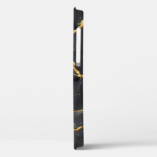 Japans Kintsugi Zwart & Goud Case-Mate iPhone Case (Achterkant / Links)