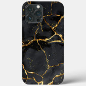Japans Kintsugi Zwart & Goud Case-Mate iPhone Case (Achterkant)