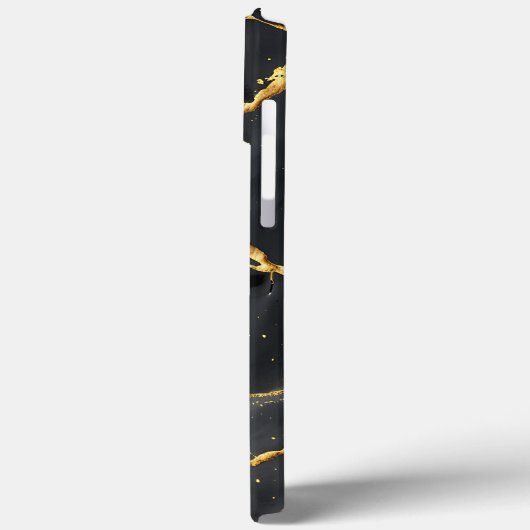 Japans Kintsugi Zwart & Goud Case-Mate iPhone Case (Achterkant / Links)