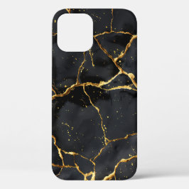 Japans Kintsugi Zwart & Goud Case-Mate iPhone Case