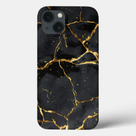 Japans Kintsugi Zwart & Goud Case-Mate iPhone Case