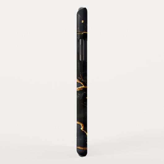 Japans Kintsugi Zwart & Goud Case-Mate iPhone Case (Achterkant/rechts)