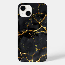 Japans Kintsugi Zwart & Goud Case-Mate iPhone 14 Hoesje