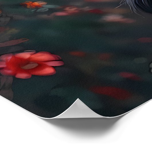 Japans Kitsune Mask Poster (Hoek)