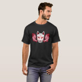 Japans Kitsune Warrior Bos Duivel Pullover Hoo (Voorkant volledig)