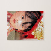 Japans klein meisje met Kimono Legpuzzel (Horizontaal)