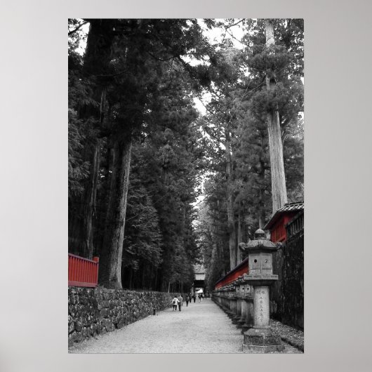 Japans klooster poster (Voorkant)