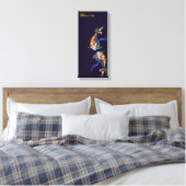 Japans Koi Bruiloft Liefhebbers Canvas Print (Insitu (Slaapkamer))
