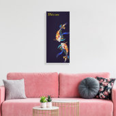 Japans Koi Bruiloft Liefhebbers Canvas Print (Insitu (Woonkamer))