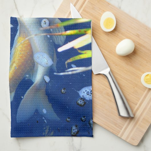 japans koi carp - handdoek (Quarter Fold)