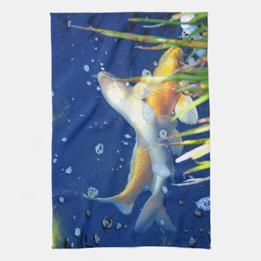 japans koi carp - handdoek (Verticaal)