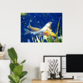 japans koi carp poster (Thuiskantoor)