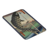 Japans Koi Fish Festival Flag Antiek Magneet (Rechterzijde)
