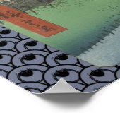 Japans Koi Fish Festival Flag Antiek Poster (Hoek)