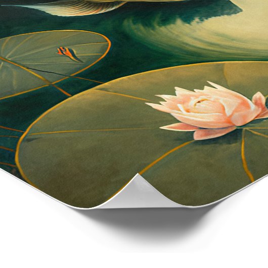  Japans Koi Fish Pond Art Print Poster (Hoek)