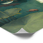  Japans Koi Fish Pond Art Print Poster (Hoek)