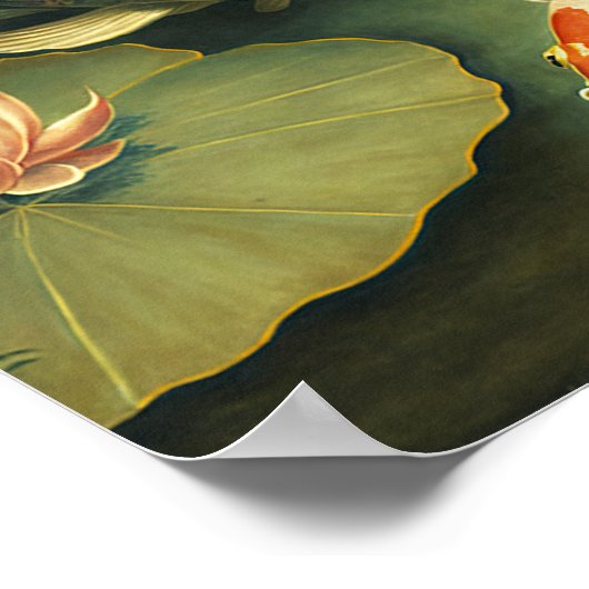  Japans Koi Fish Pond Art Print Poster (Hoek)