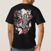 Japans Koi Fish Tshirt (Achterkant)