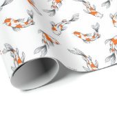 Japans Koi Gift Wrapping Paper Cadeaupapier (Rol Hoek)