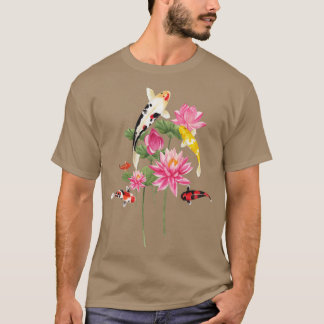 Japans Koi p Nishikigoi Vis Water Lelies Pads 1 T-shirt