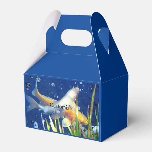 Japans koi snoep tin bedankdoosjes (Voorkant Zijde)