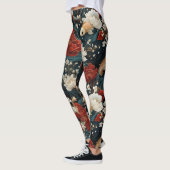 Japans Koi Vis Naadloos Patroon Leggings (Links)