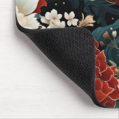 Japans Koi Vis Naadloos Patroon Muismat (Hoek)