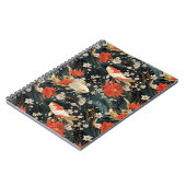 Japans Koi Vis Naadloos Patroon Notitieboek (Linkerzijde)