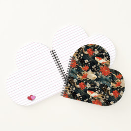 Japans Koi Vis Naadloos Patroon Notitieboek