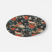 Japans Koi Vis Naadloos Patroon Papieren Bordje (Gekanteld)